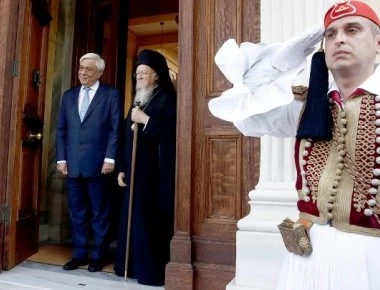 Συνάντηση του Πρ. Παυλόπουλου με τον Οικουμενικό Πατριάρχη Βαρθολομαίο